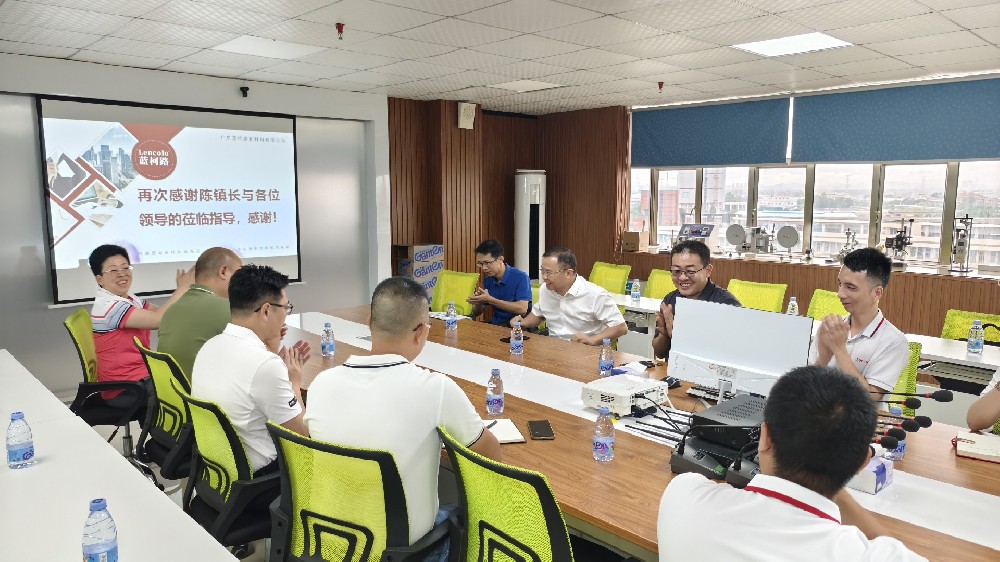 心系企業(yè)，情暖藍(lán)柯路——陳鎮(zhèn)長(zhǎng)及鎮(zhèn)領(lǐng)導(dǎo)團(tuán)隊(duì)親臨指導(dǎo)，共繪發(fā)展藍(lán)圖